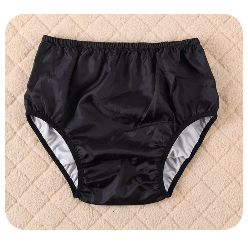 Adjustable Adult Cloth Diapers for Elderly Washable Waterproof Incontinence Pants Anti-Leak Reusable Nappy for Seniors