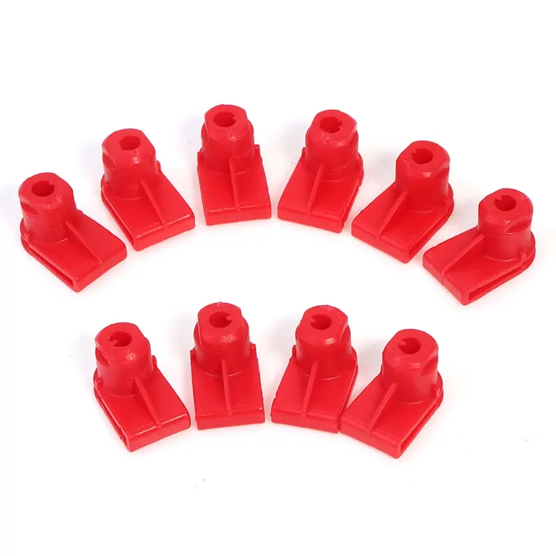 10Pcs Random Color Plastic Bumper Clip Wing Mounting Grommet Nuts Screws for Opel Vauxhall Bumper Clip car accessories interior