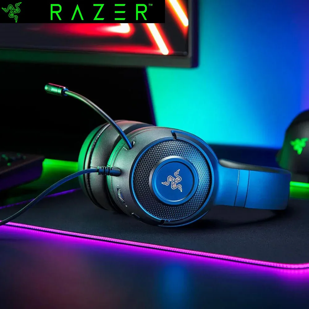 Imagem -03 - Razer-kraken v3 x Headconjunto 7.1 com Fio Som Surround com Microfone Cardióide Redução de Ruído Ativa Interface Usb para Gamer