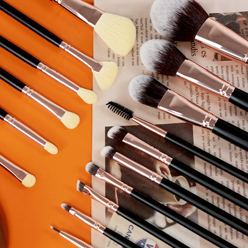 New16Makeup Brush Suit أدوات ماكياج مجموعة كاملة من الفرش