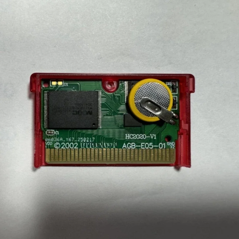 1-1 32 비트 비디오 게임 콘솔 카트리지 GBA 게임 카드 포켓몬 시리즈 루비 사파이어 리프 그린 에메랄드 파이어 레드 DS/GB/NDS