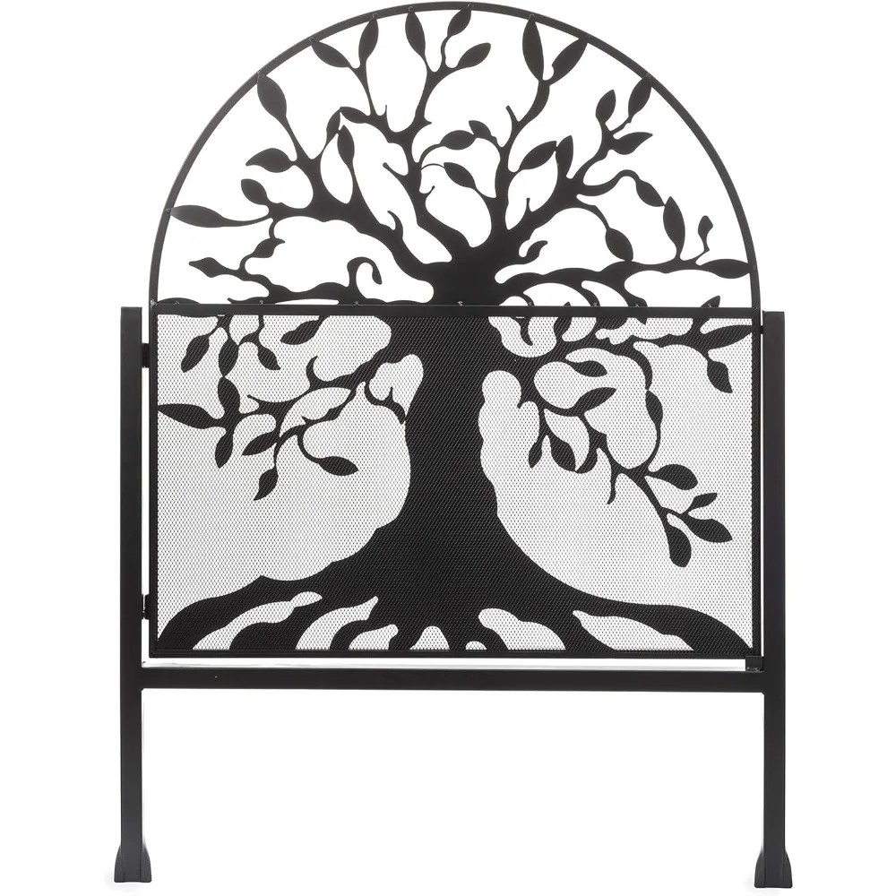 

Arched Tree of Life Garden Gate Laser-Cut Design | Metal | Black/Bronze Finish Versatile | 36" W x 1¼"D x 36" H Latch