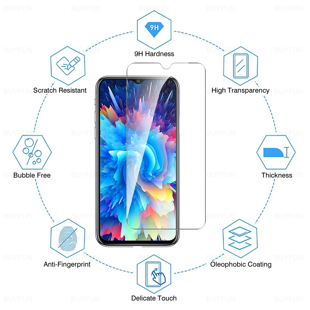 For Infinix Hot 20 Hot 30 40 4G 2pcs tempered screen protector for Infinix Hot 20 30 30i 20i 20s Hot 40 40 Pro protective glass