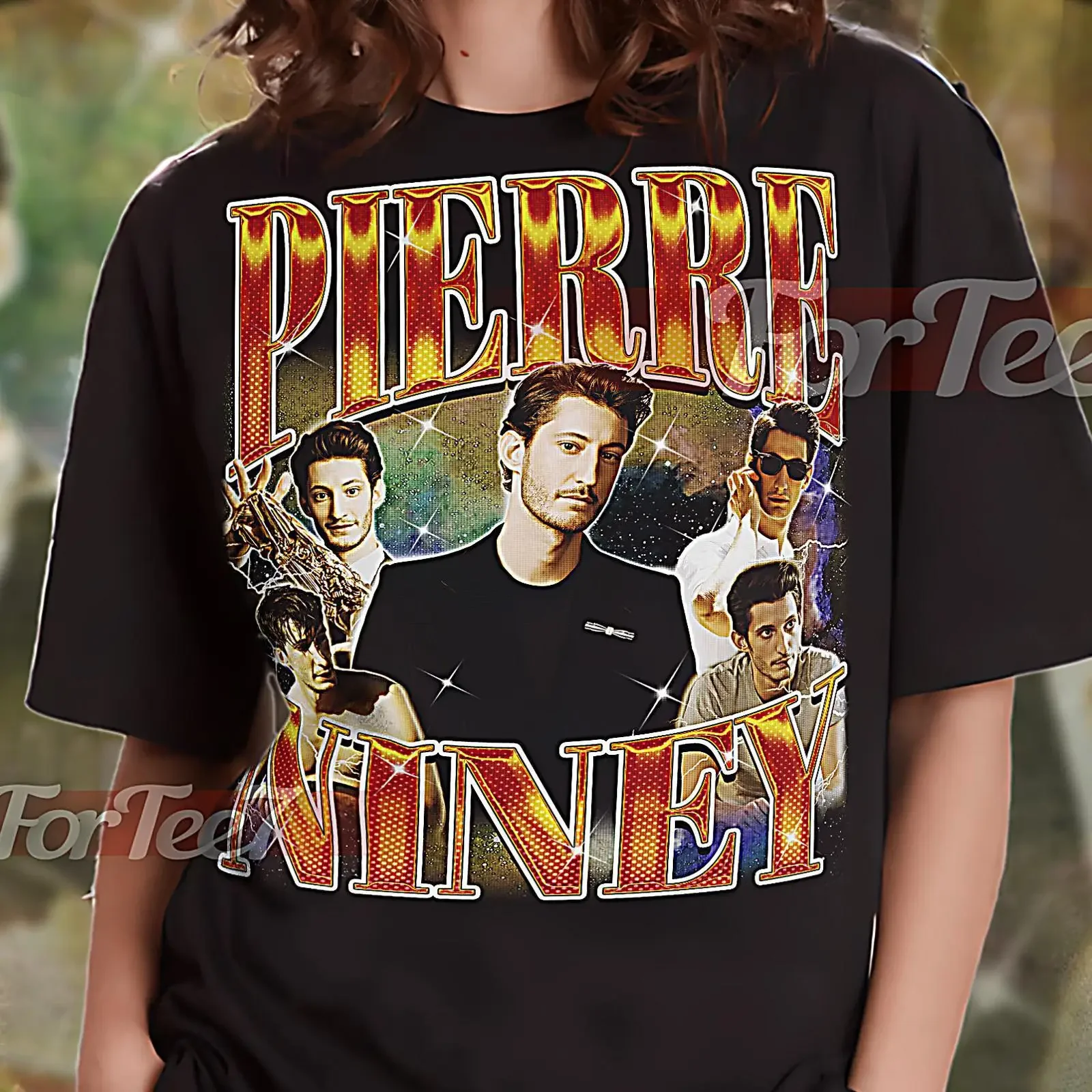 Vintage Pierre Niney Homage T Shirt 90s Retro for Fans Casual Merch vintage Washed Comfortable Versatile Stylish Slightly