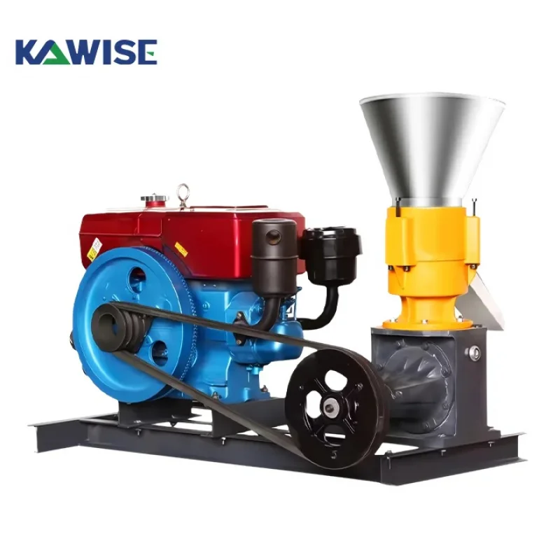 

High Quality Engine Pellet Mill For Livestock Feed Making Machine Easy To Operate