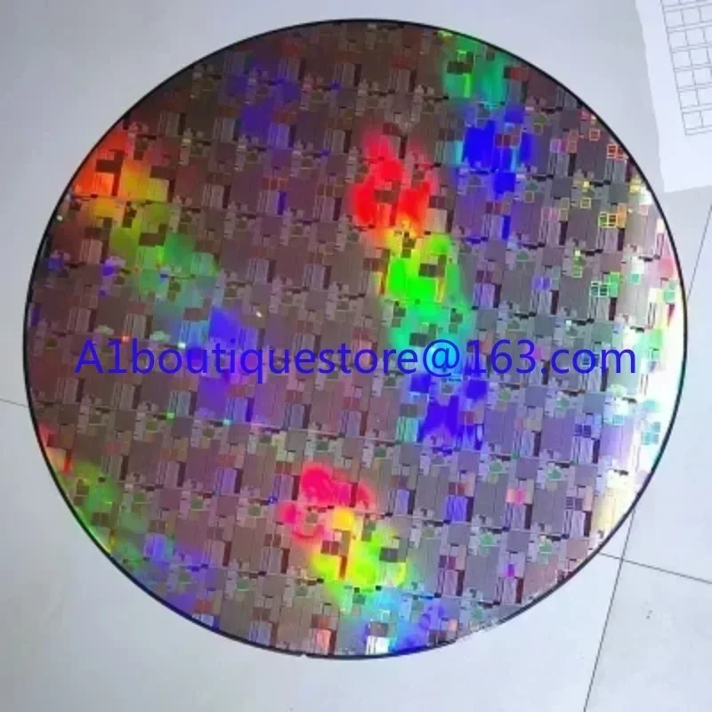 Silicon 12- 8- 6-Inch CPU Lithographic Circuit Semiconductor Wafer Teaching Chip