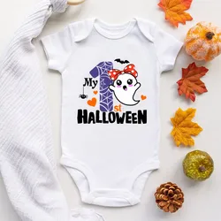 My 1st Halloween Baby Bodysuit Girls Boys Cute Romper Toddler Halloween Costume Infant Clothes First Halloween Baby Gift