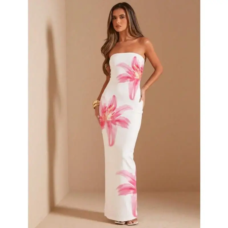 

Ele Pink Flower Print Dr Cross-Border Sle Seven-Quarter Sve Autumn Casual Sport Suit Men's Faion Clothing