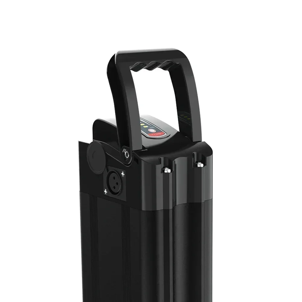 High Capacity 36V 48V Silver Fish 18650 Battery 12-25Ah Built-in BMS Fit Bafang 250W-1000W Motor Kit Complete With 2A Charger .