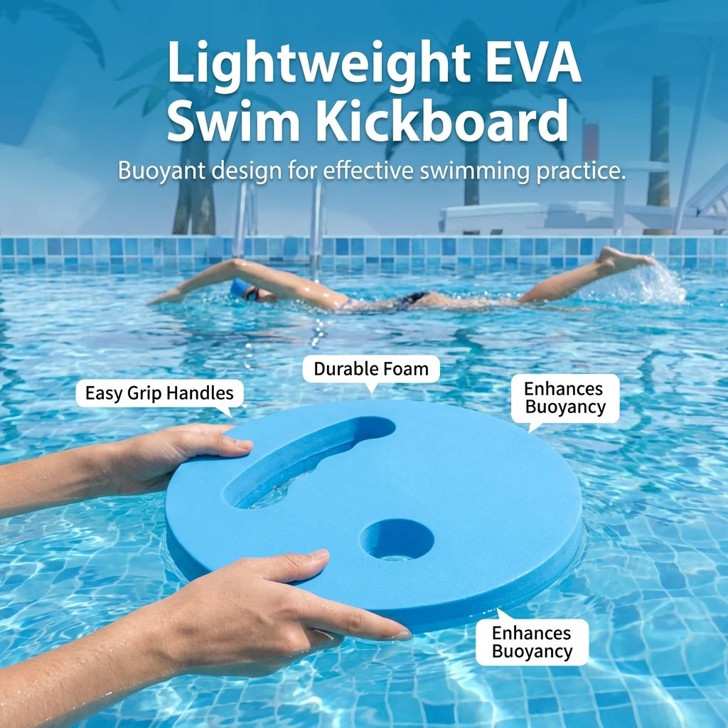 

EVA Swimming Hand Paddles for Adult and Kids Training Aid with Enhanced Buoyancys