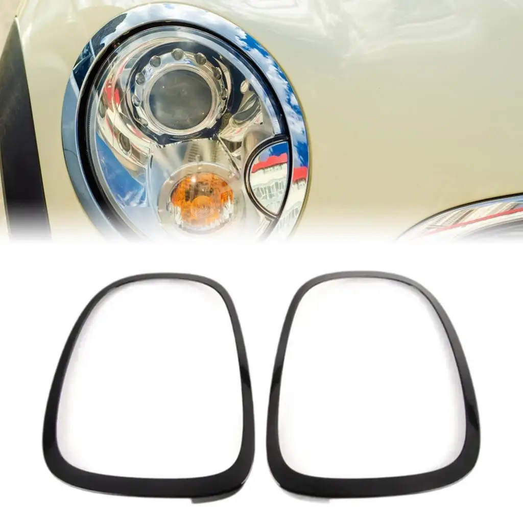 

2 Pieces Tail Rear Light Trim Ring 51712285495 51712285496 Left Right Replace for Mini Cooper F55 F56 Sturdy Professional