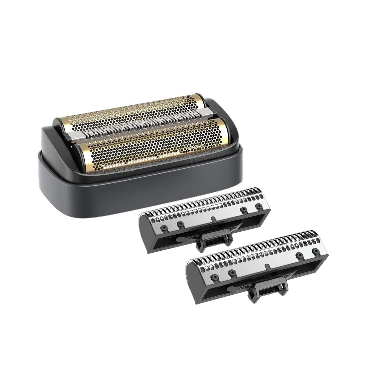 Folha de cabeça de substituição de barbeador e lâmina de cortadores compatível com Andis 17300 reSURGE Barbeador elétrico