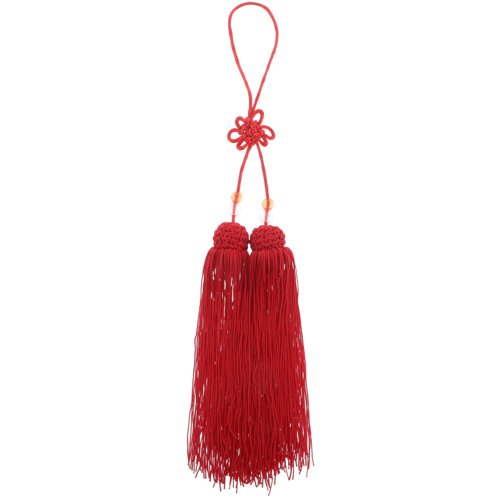 Sword Tassel Chinese Knot Traditional Hanging Tassel for Kung Fu Tai Performance Martial Arts Practice Decorative Sword