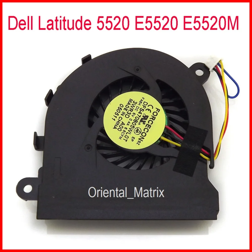 

Free Shipping New DFS470805WL0T DC5V 0.4A For Dell Latitude E5520M 5520 E5520 PN:3WR3D Laptop CPU Cooler Cooling Fan