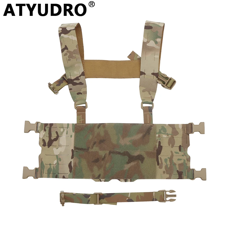 ATYUDRO Tactical Expansion Chest Hanging Vest Airsoft Belt Paintball Equipment Outdoor Hunting Molle System Shooting Accessories