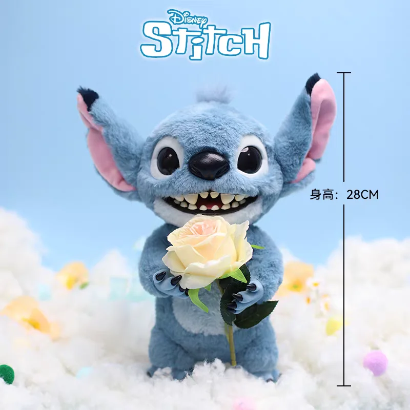 ตุ๊กตาดิสนีย์สติทช์ ตุ๊กตาอนิเมะน่ารัก ของเล่นตุ๊กตา 16/28/52 ซม. ของขวัญคริสต์มาส ของเล่นสะสม