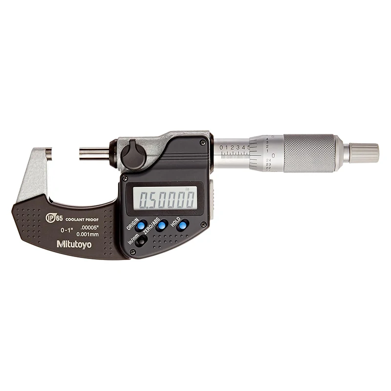 

0-1" Ratchet Stop with SPC IP65 Dust/Water Protection Model 293-330-30 Digital Outside Micrometer