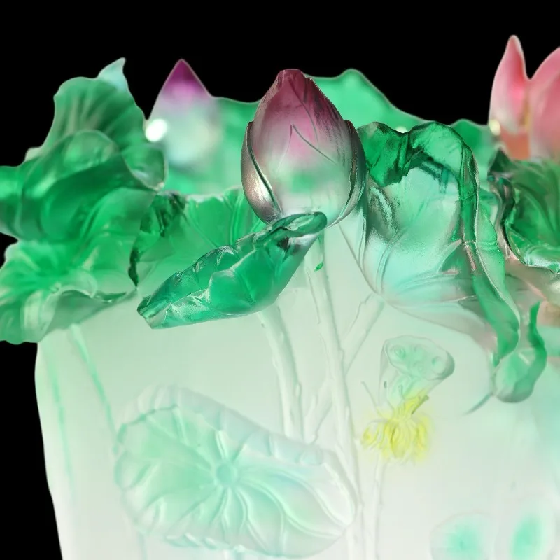 Glazed vibrant enamel, high-quality art palace decoration