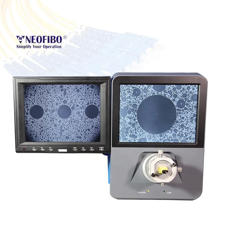 Two Magnification Fiber Optic Inspection Camera Optic Scope Fiber Microscope Optic Fiber Inspection Probe Scope