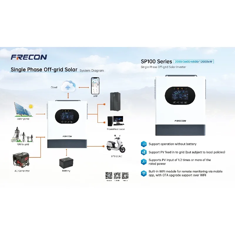 High Efficiency 230v Ac 24v Dc 3000watt 3kva 3kw Pure Sine Wave Hybrid Solar Power Inverter 3000w Solar Inverter