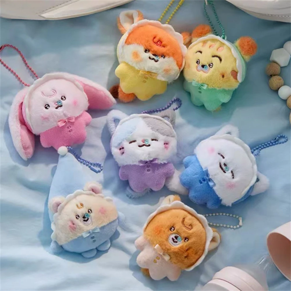 10cm Kpop Plushie NTDream Idol Jisung Chenle Renjun Dolls Keychain Keyring Bag Accessories Gift Fans Collection