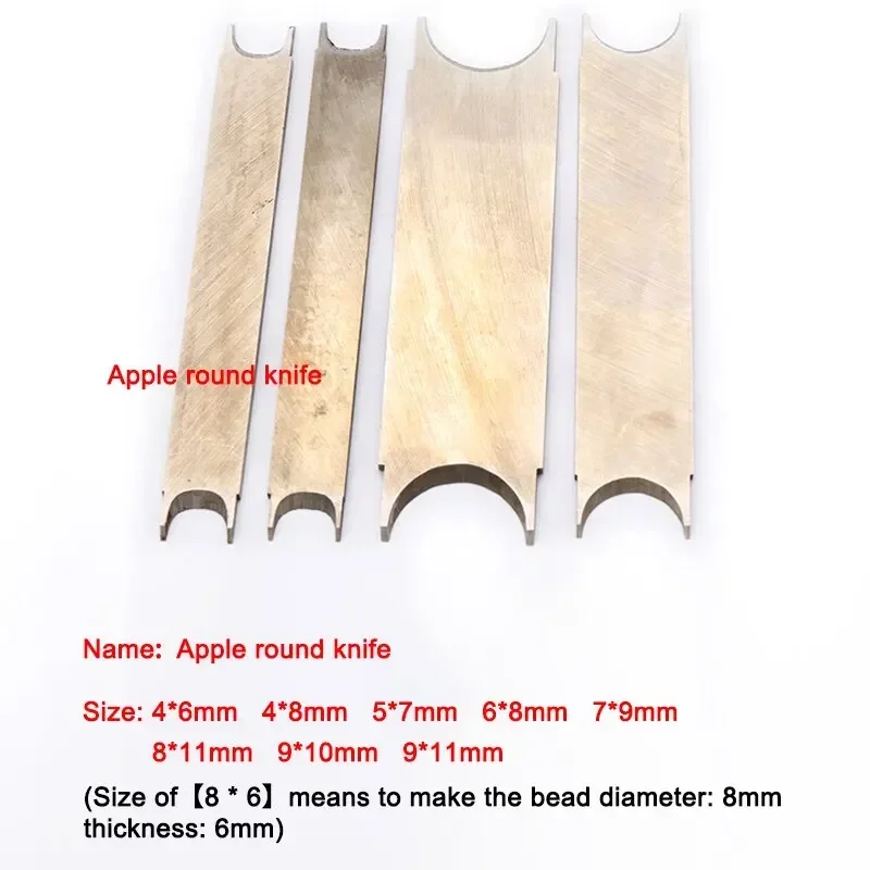 6x8 7x9 8x11mm HSS pisau penggilingan manik-manik Buddha cetakan pisau penggilingan untuk kayu Router Bit rosario bola pemotong alat bubut