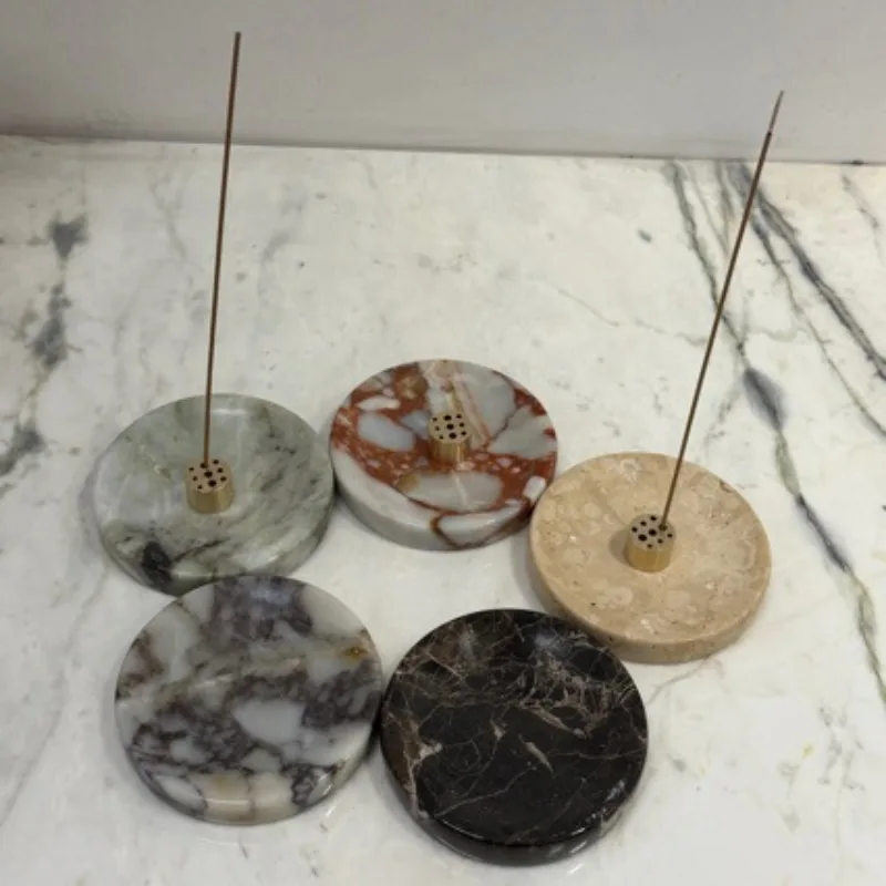 Marble Tray Candle Holder 3