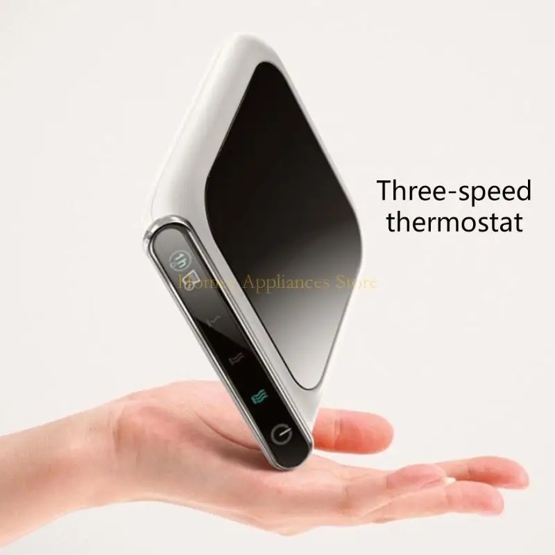 D0AB 머그 러 트러머 매트 USB 가열 코스터 음료 히터 3 기어 온도 조절 가능