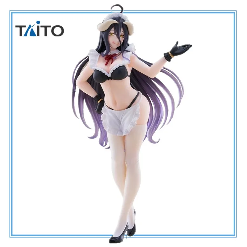 

Original Genuine TAITO OVERLORD 18cm Albedo Standing Figurine Collectible Model Doll Toys For Boy Wholesale