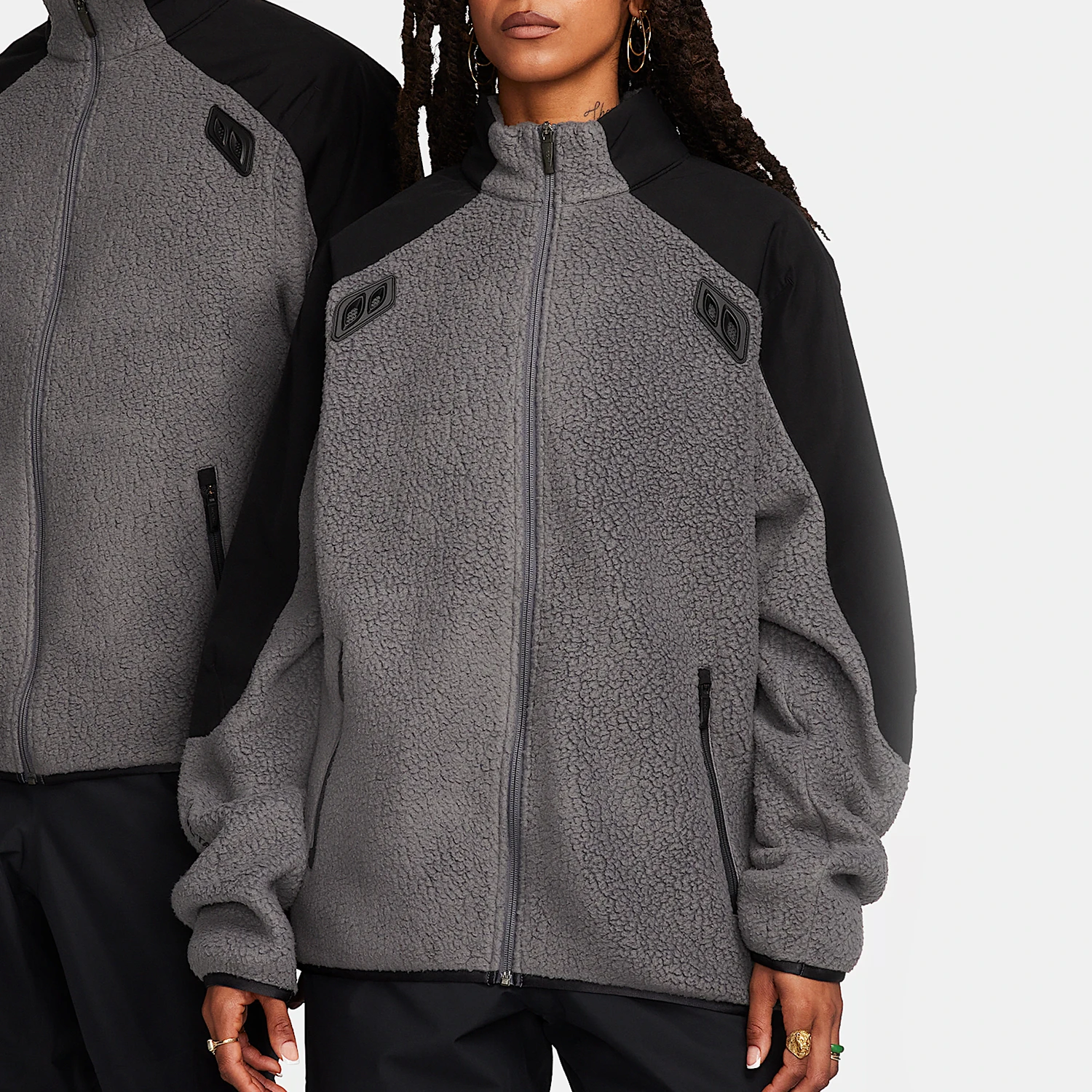 

Оригинальная мужская флисовая куртка Nike NOCTA с молнией по всей длине и открытым верхом, модель DV3636-068