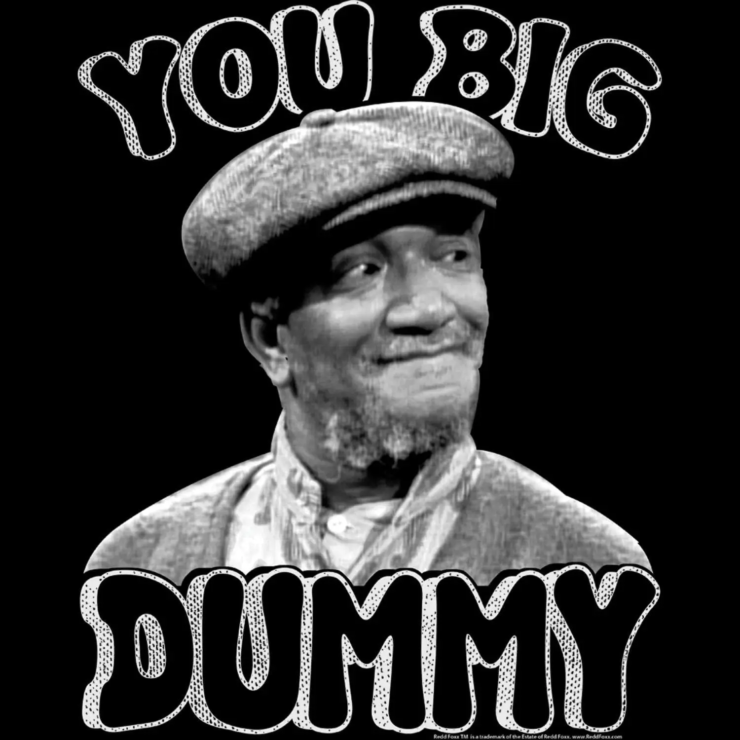 Redd Foxx You Big Dummy Sanford and Son Adult T-Shirt Tee