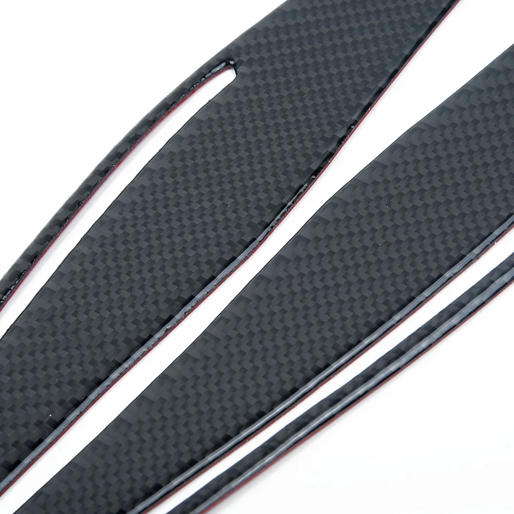 

No drilling required Headlight Eyelid Cover Exterior Carbon Fiber Eyebrow For BMW E90 E91 328i 335i 2009-2012 Replacement New