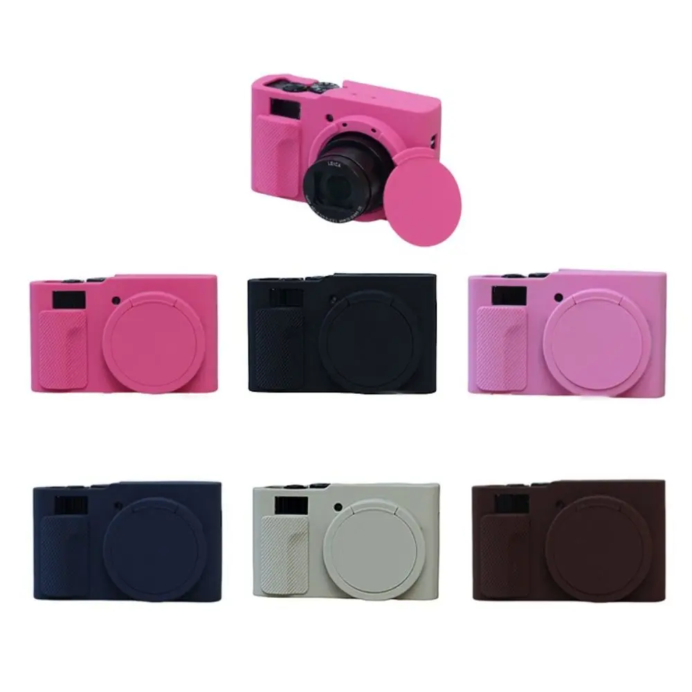 Silicone Camera Sleeve Case Fully Protected Dustproof Protective Bag Cover Lens Cap Shockproof Soft Shell for Lumix ZS99/TZ99