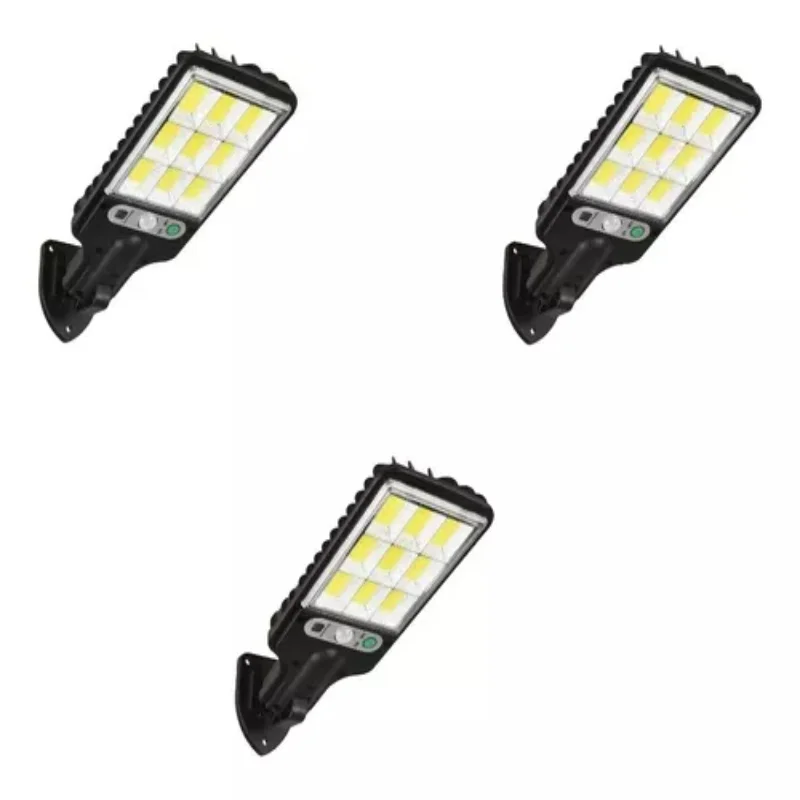 3 X Mini Solar Lamp Post Wall Reflector 72 Cob Sensor Luminaires Solar Luminaires