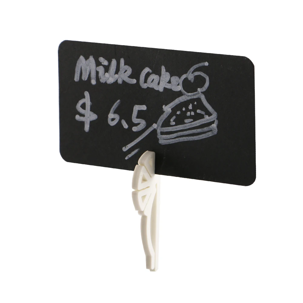 Table Card Note Clip Photo Memo Holder Clamp Bakery Bread Cake Decoration Accessories