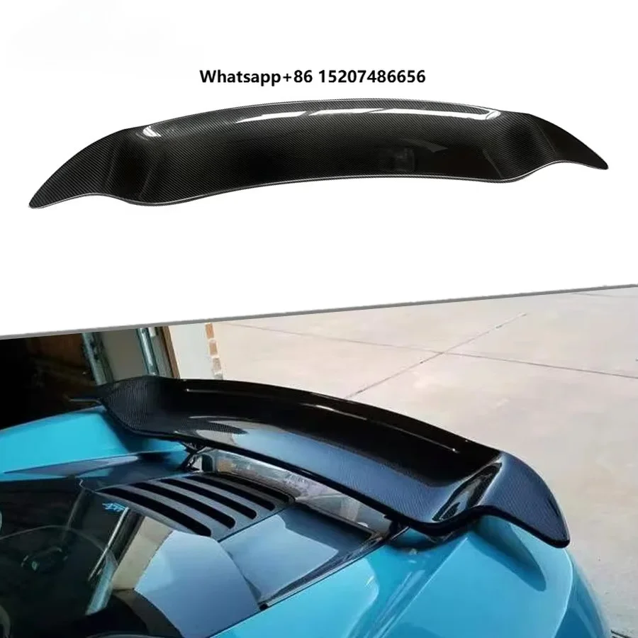 Carbon Fiber Rear Trunk Lip Spoiler Wing forMP4-12C 650S 2013-2017 Carbon Rear Spoiler Highkick Wing Car Styling