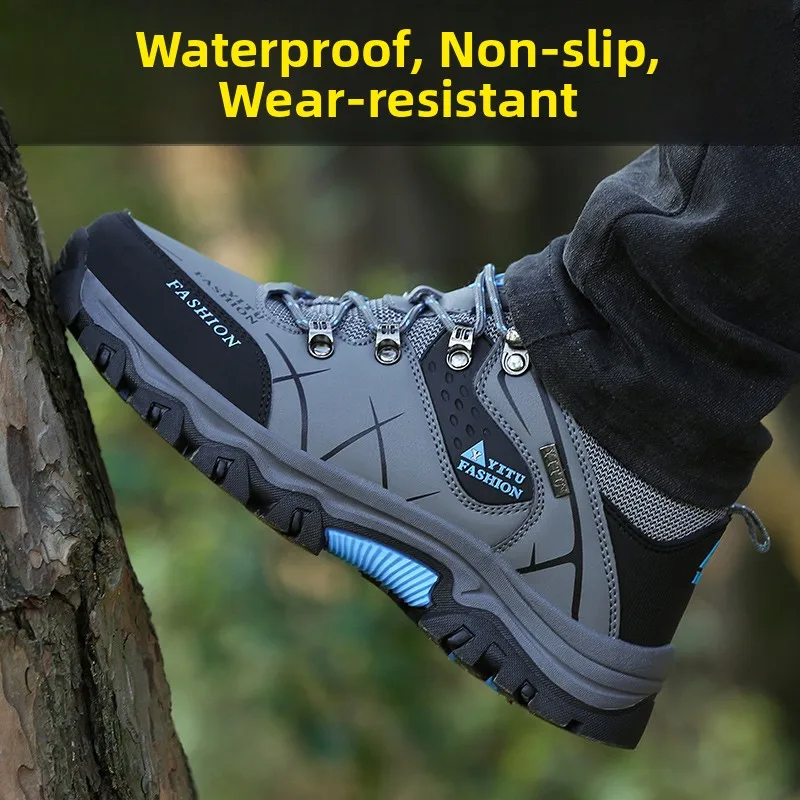 

Youth Trendy Waterproof Anti-Slip Sports Shoes for Men Travel Work Safety Shoes Labor Protection Shoes Summer New Arrival