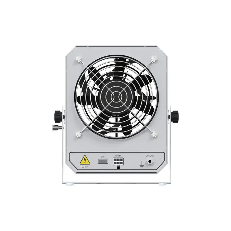 KESD Wind Adjustable High Speed Static Elimination Eleminator Device Ionizer Auto Ion Balance Antistatic Table Top Blower Fun
