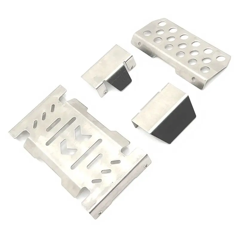 Metall-Chassis-Rüstung für YIKONG 1/10 YK4106 YK4107 RC Car Modification Ersatzteile, Edelstahl-Rüstung schützt Originalteile – Detail 5