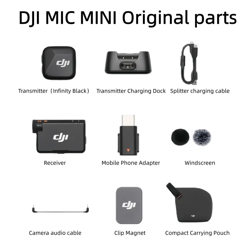 �y�Z�[�����zDJI MIC mini �A�N�Z�T���p�������i - ���V�[�o�[�A�g�����X�~�b�^�[�A�[�d�h�b�N�A�P�[�u���A�A�_�v�^�[�A�E�B���h�X�N���[���A�L�������O�|�[�`
