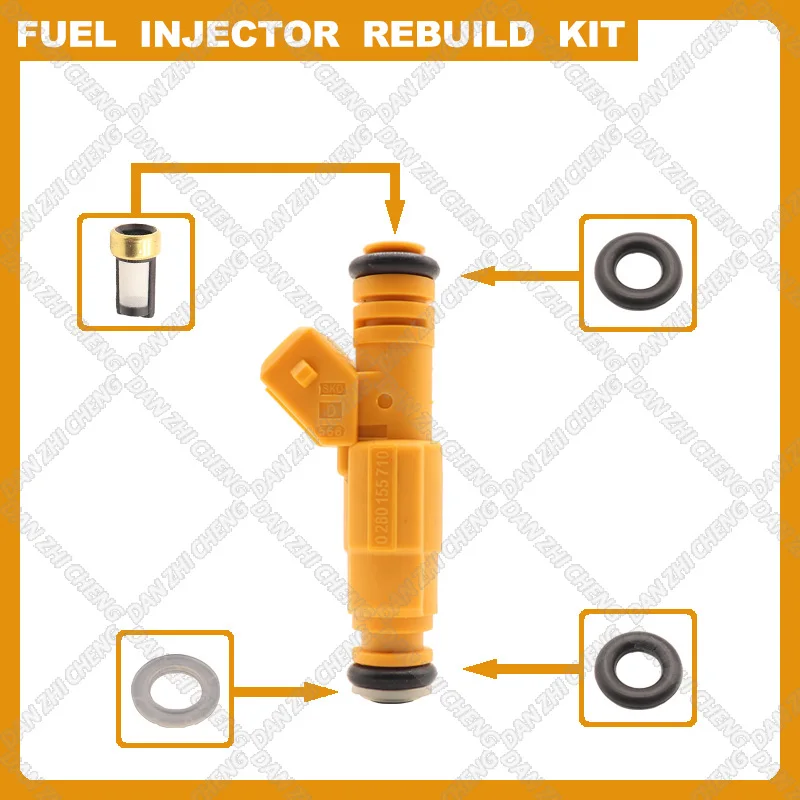 

Fuel Injectors Seals O-Ring Repair Filters for Jeep Cherokee 1999+ 4.0L EV6 19LB 0280155857