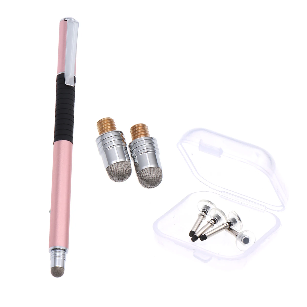 

5pcs Capacitor Pen Set Durable Eco Friendly Metal Material for Tablets Smartphones Touch Screens Stylus Writing Tool