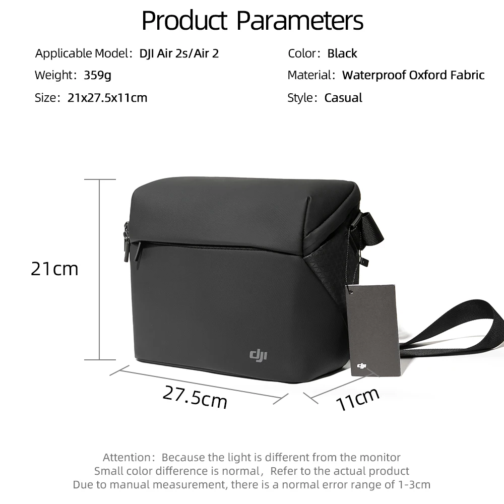 For DJI Air2s/Air2 Portable Storage Bag Shoulder Bag Travel Carring Case Handheld Case DJI Air2s/Air2 Drone Accessories