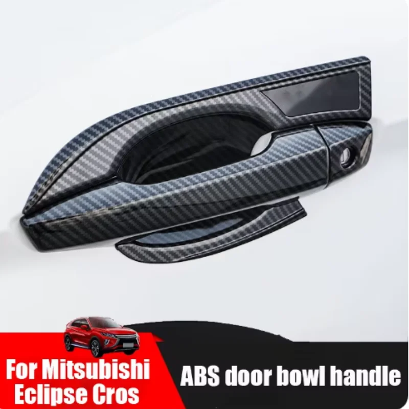 

For Mitsubishi Eclipse Cross 2018-2022 Door Bowl Handle Sticker Door Handle Decoration Bright Strip