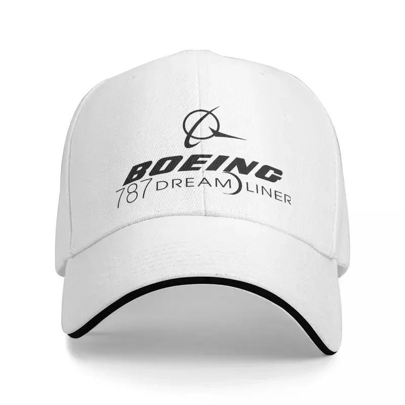 Boeing 787 Dreamliner Outfit Unisex Style Baseball Cap Airplanes Hats Cap Retro Outdoor Summer Snapback Hat