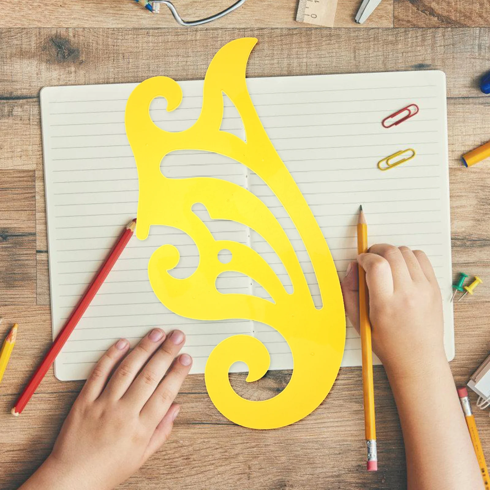 مسطرة خياطة منحنية فرنسية مجموعة مسطرة خياط للنسيج DIY أدوات تدقيق وتعديل الملابس منحنى فرنسي