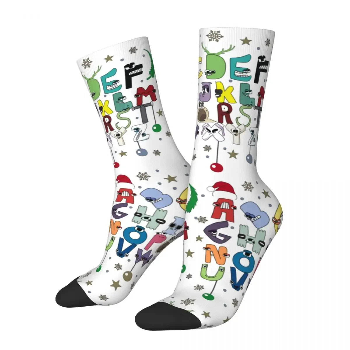 Socks Game Alphabet Lore Letter Games Accessories for Female Cozy Printing Socks All Season Small Gifts