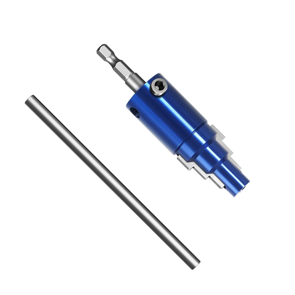 Broken Pipe Valve Extractor Tool For Removing Rusted Faucet Bolts Angle Valves With Electric Drill Or Manual Wrench Silver