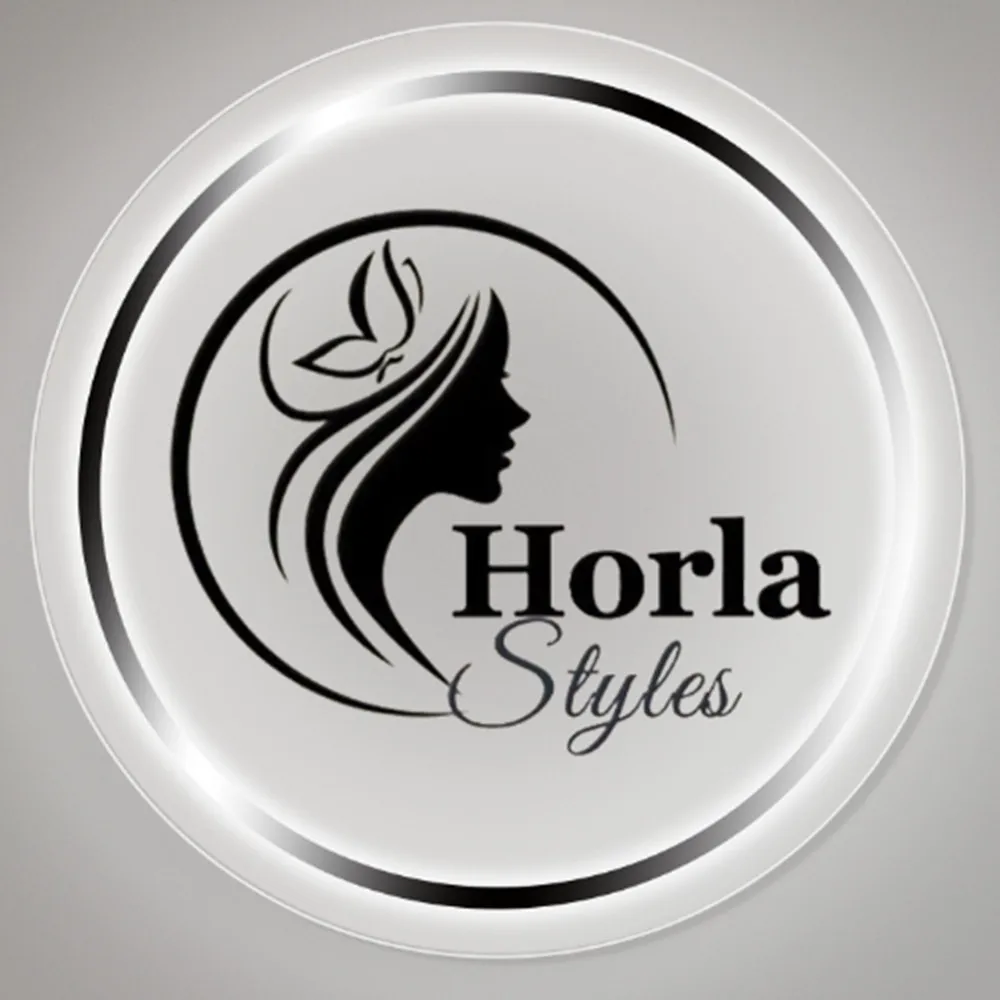 

Custom Metal Acrylic Sign Business Logo Hair Studio Salon Studio 3D UV Printed Light Wall Decor Makeup Nail Artist Acrylic Sign