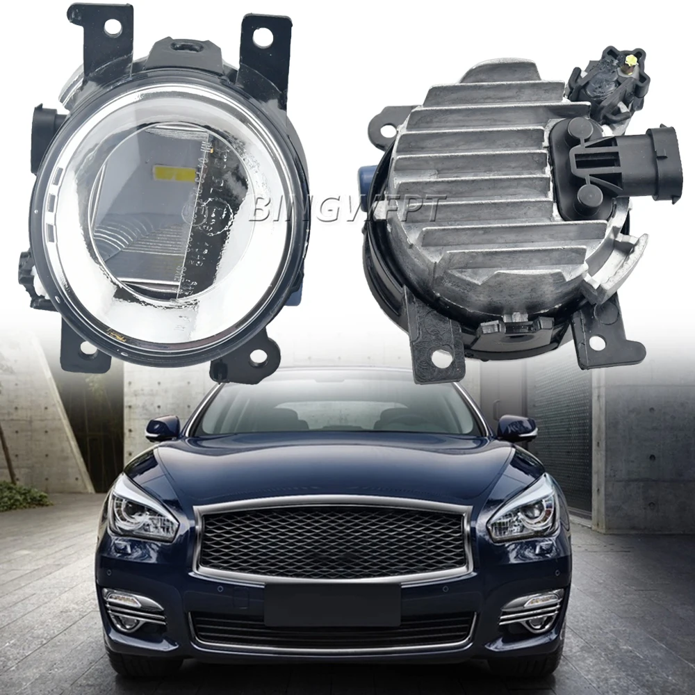 

BINGWFPT автомобильная лампа для противотуманной фары в сборе для Infiniti Q70 Q70L VQ25HR 2015 2016 2017 261504GA0A 261554GA0A